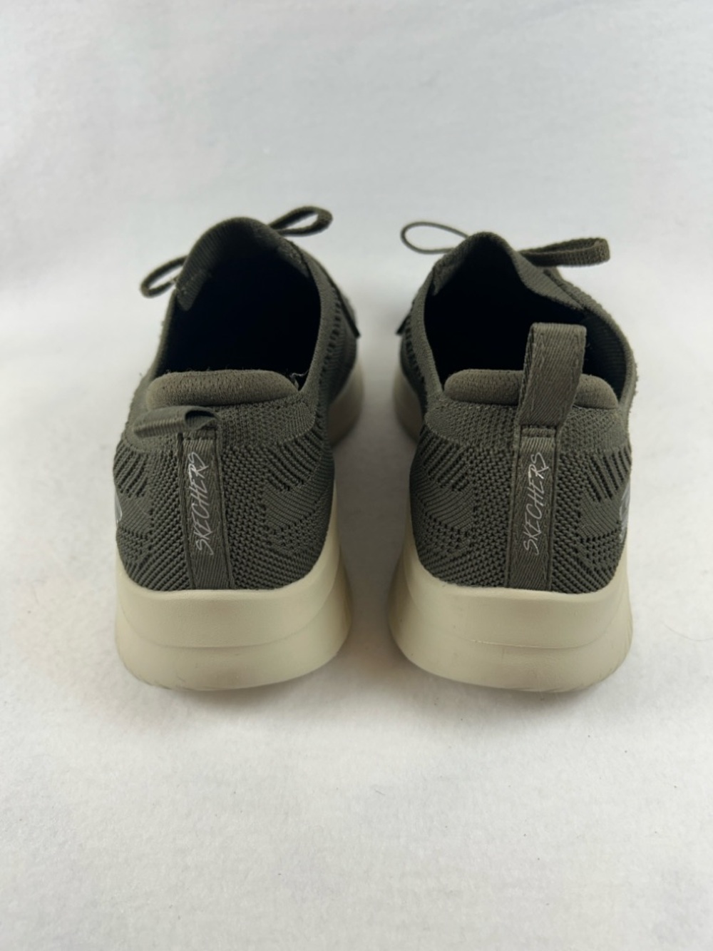 Skechers Women's Size 7 Olive Green Ultra Flex 3.0 Big Plan Step-in Sneakers - Picture 9 of 11